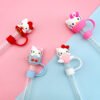 4 Pcs HelloKitty Straw Toppers Set