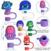 6 Pcs movie Inside Out Straw Toppers Set